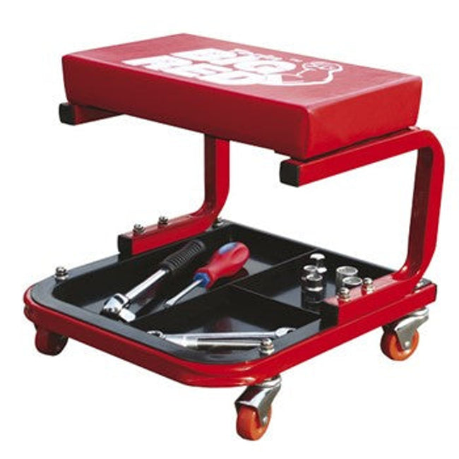 Torin Big Red Steel Creeper Seat With Tray