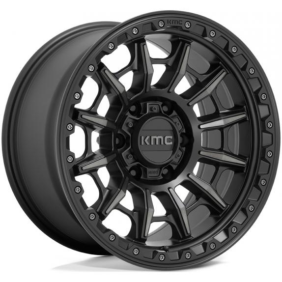 KMC KM547  CARNAGE SATIN BLACK GREY TINT